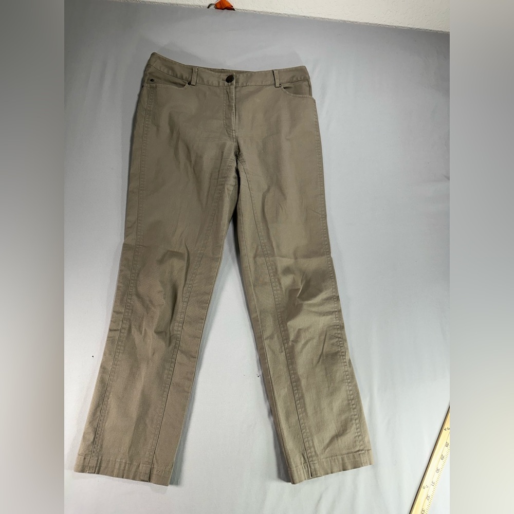 Women’s spanner beige bedazzled pants size 8